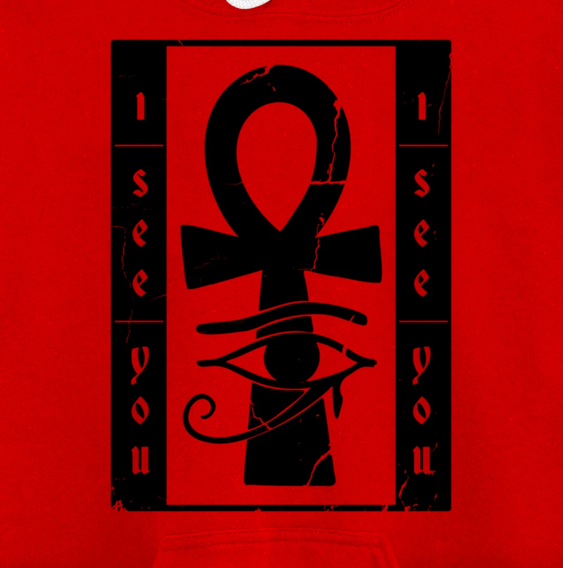 I See You Egyptian Symbol Pullover Hoodie