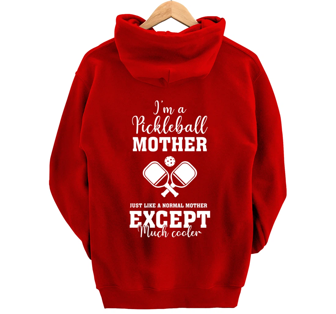 Pickleball Mother Funny Paddleball Lover Family Matching Pullover Hoodie