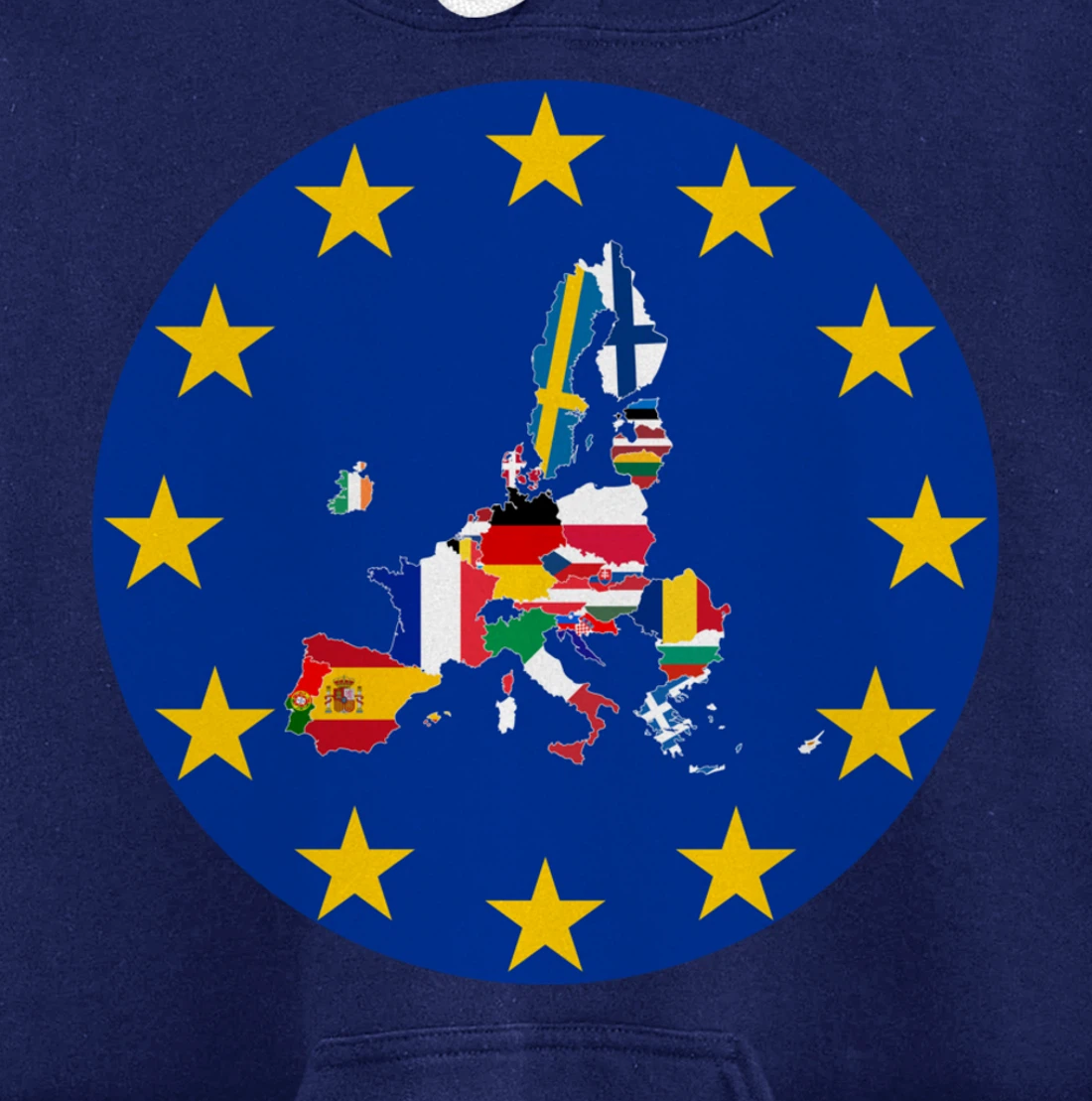 European Flag, Europe Countries, Europe Flag, European Union Pullover Hoodie