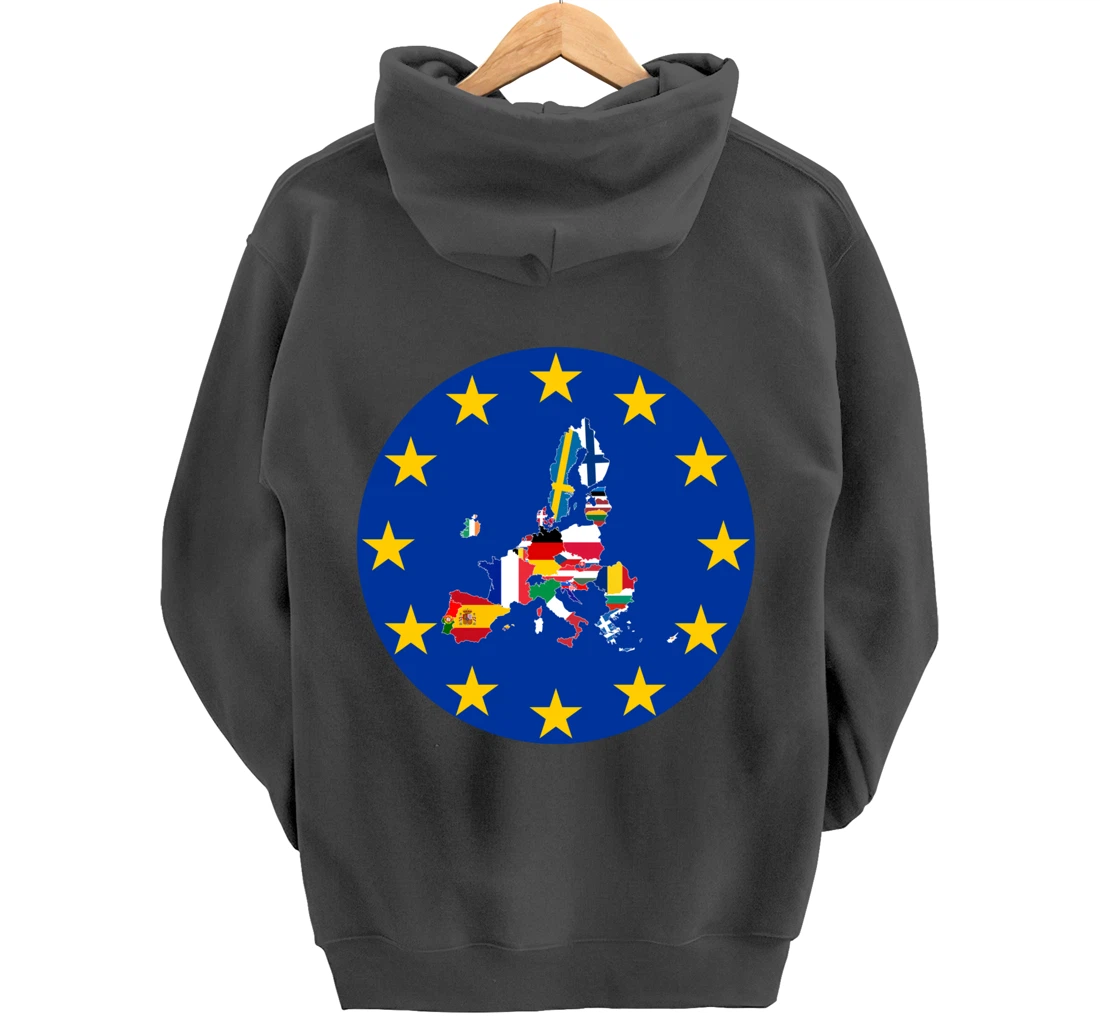European Flag, Europe Countries, Europe Flag, European Union Pullover Hoodie
