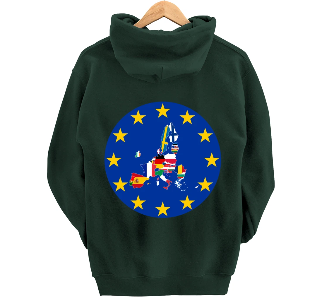 European Flag, Europe Countries, Europe Flag, European Union Pullover Hoodie