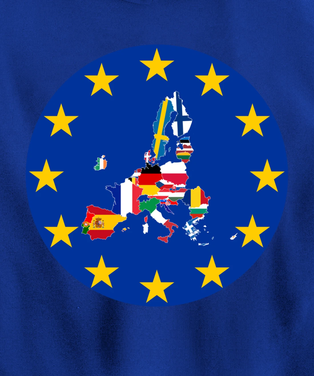 European Flag, Europe Countries, Europe Flag, European Union Pullover Hoodie