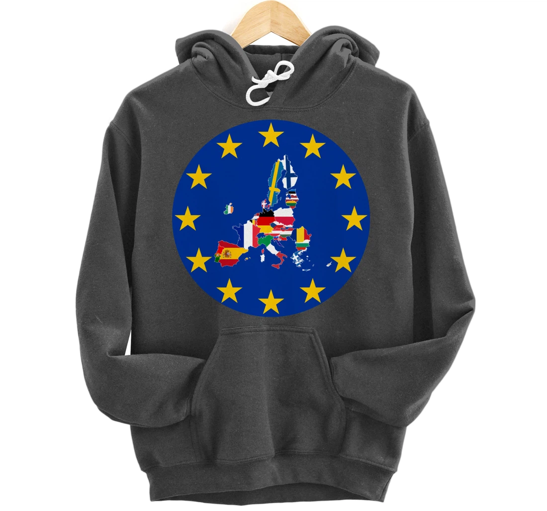 European Flag, Europe Countries, Europe Flag, European Union Pullover Hoodie