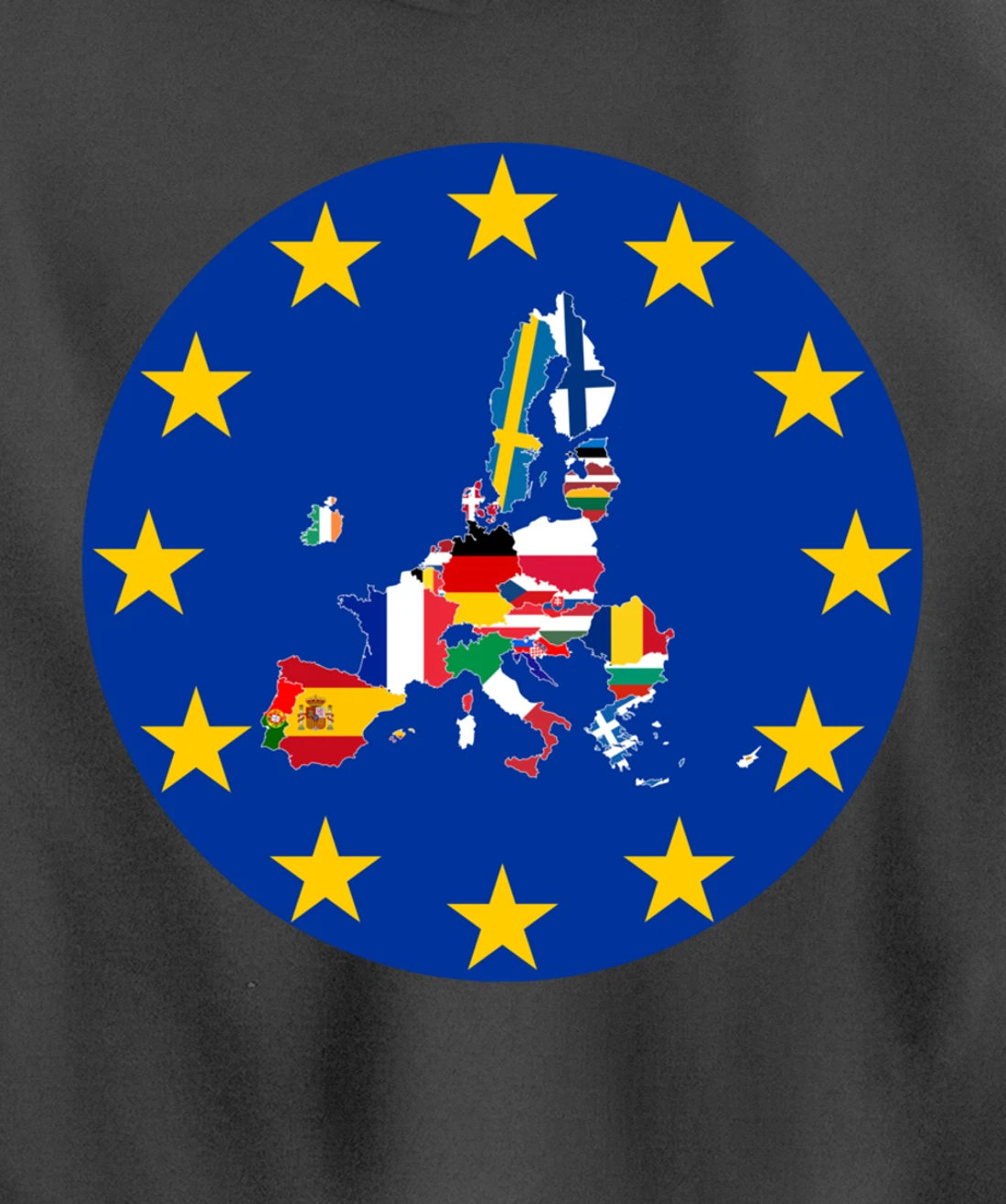 European Flag, Europe Countries, Europe Flag, European Union Pullover Hoodie