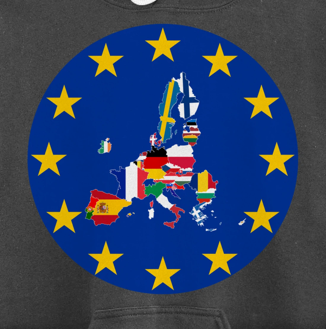 European Flag, Europe Countries, Europe Flag, European Union Pullover Hoodie