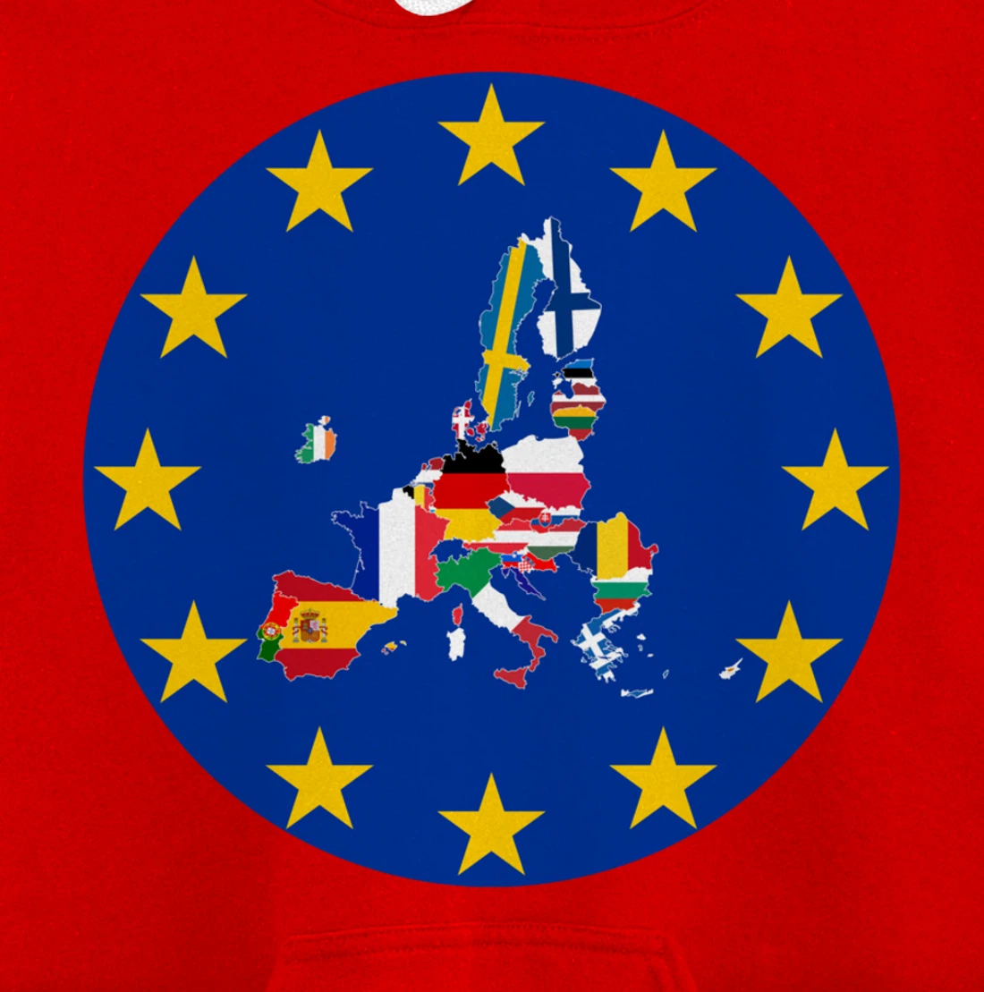 European Flag, Europe Countries, Europe Flag, European Union Pullover Hoodie