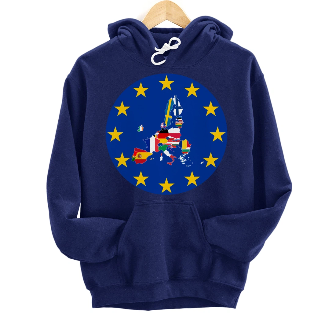 European Flag, Europe Countries, Europe Flag, European Union Pullover Hoodie