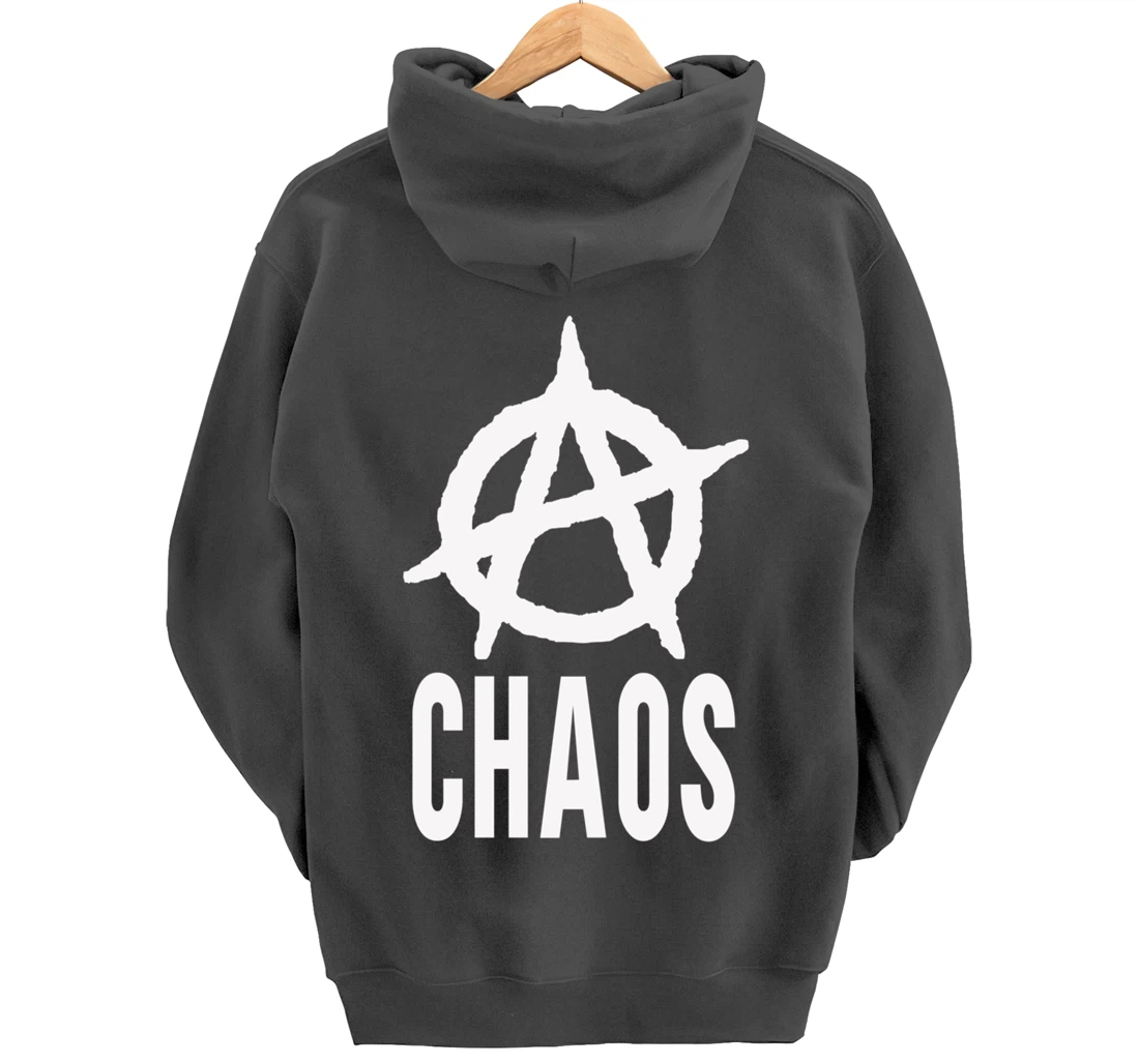 Anarchy signs, chaos, punks, punk rock, anarchy Pullover Hoodie
