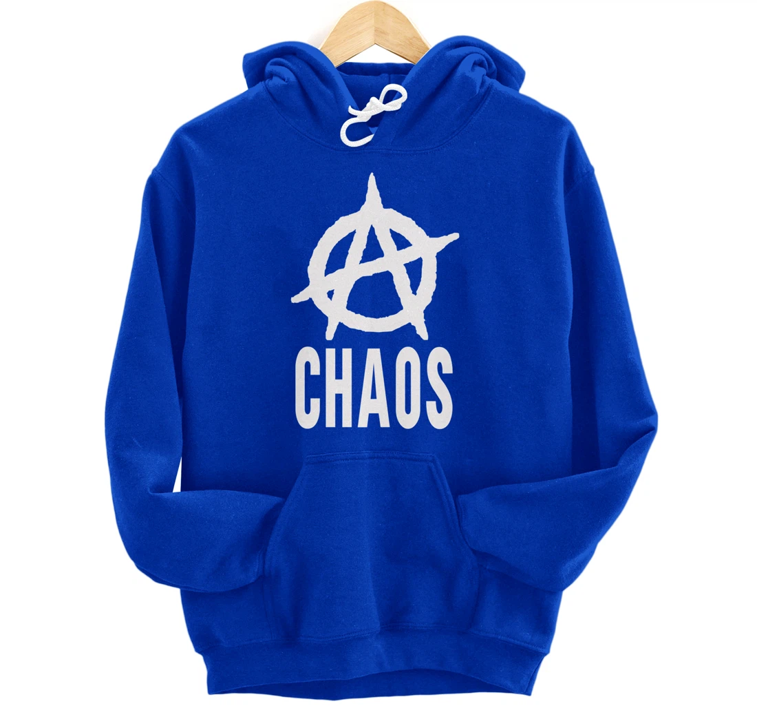 Anarchy signs, chaos, punks, punk rock, anarchy Pullover Hoodie
