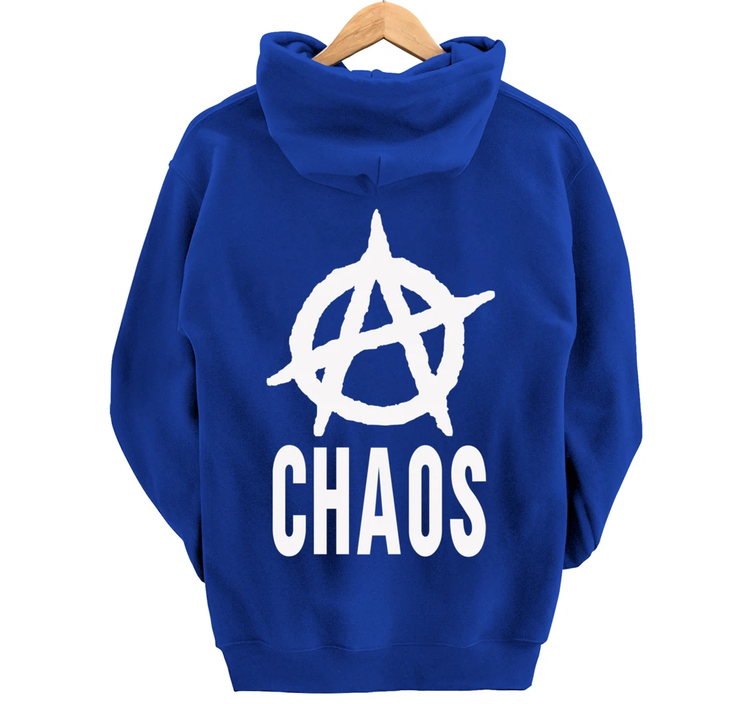 Anarchy signs, chaos, punks, punk rock, anarchy Pullover Hoodie