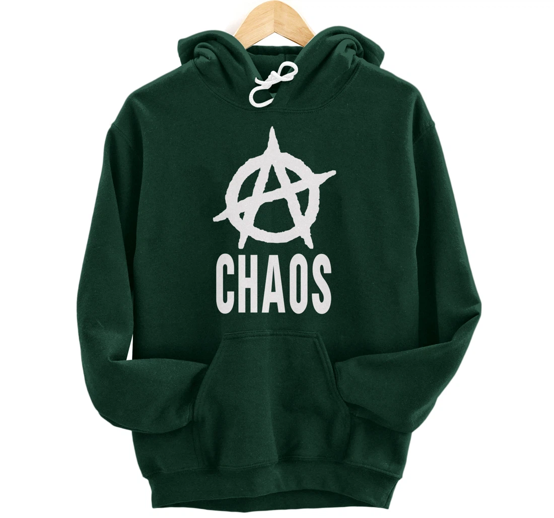Anarchy signs, chaos, punks, punk rock, anarchy Pullover Hoodie