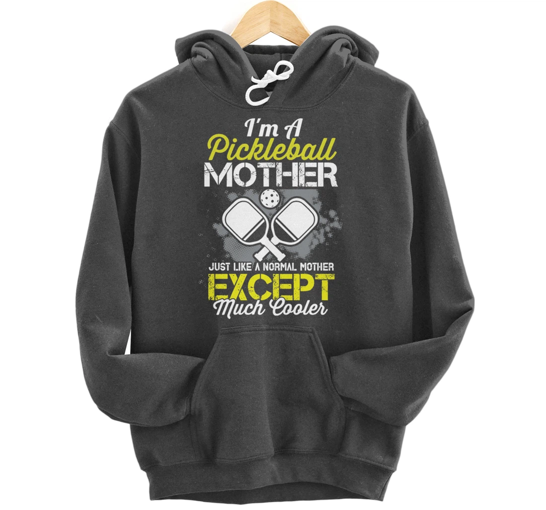 Pickleball Mother Funny Paddleball Lover Family Matching Pullover Hoodie