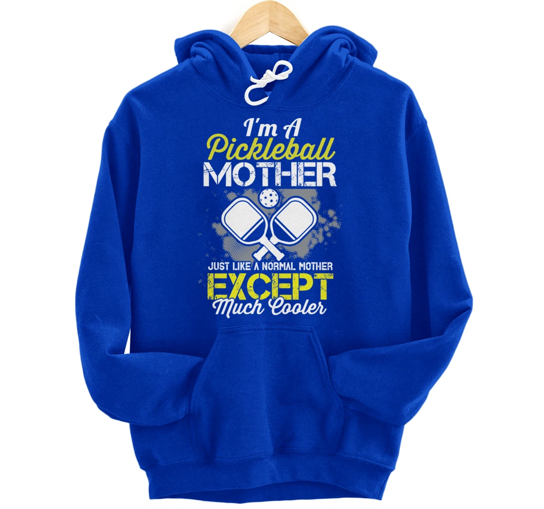 Pickleball Mother Funny Paddleball Lover Family Matching Pullover Hoodie