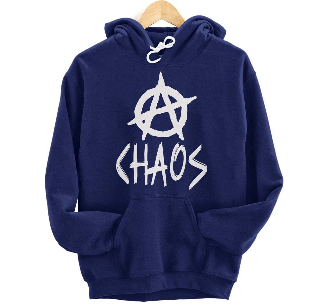 Anarchy signs, chaos, punks, punk rock, anarchy Pullover Hoodie