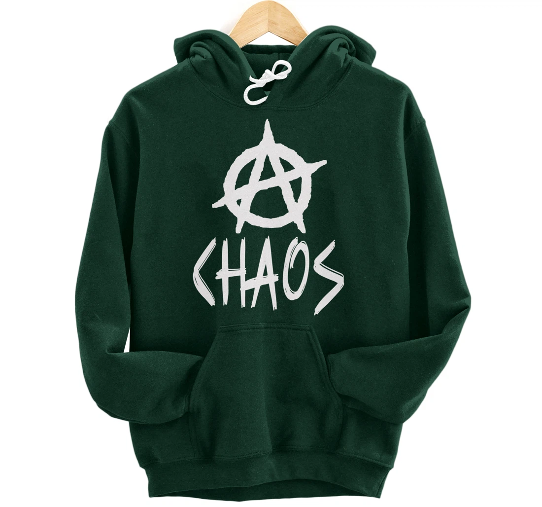 Anarchy signs, chaos, punks, punk rock, anarchy Pullover Hoodie