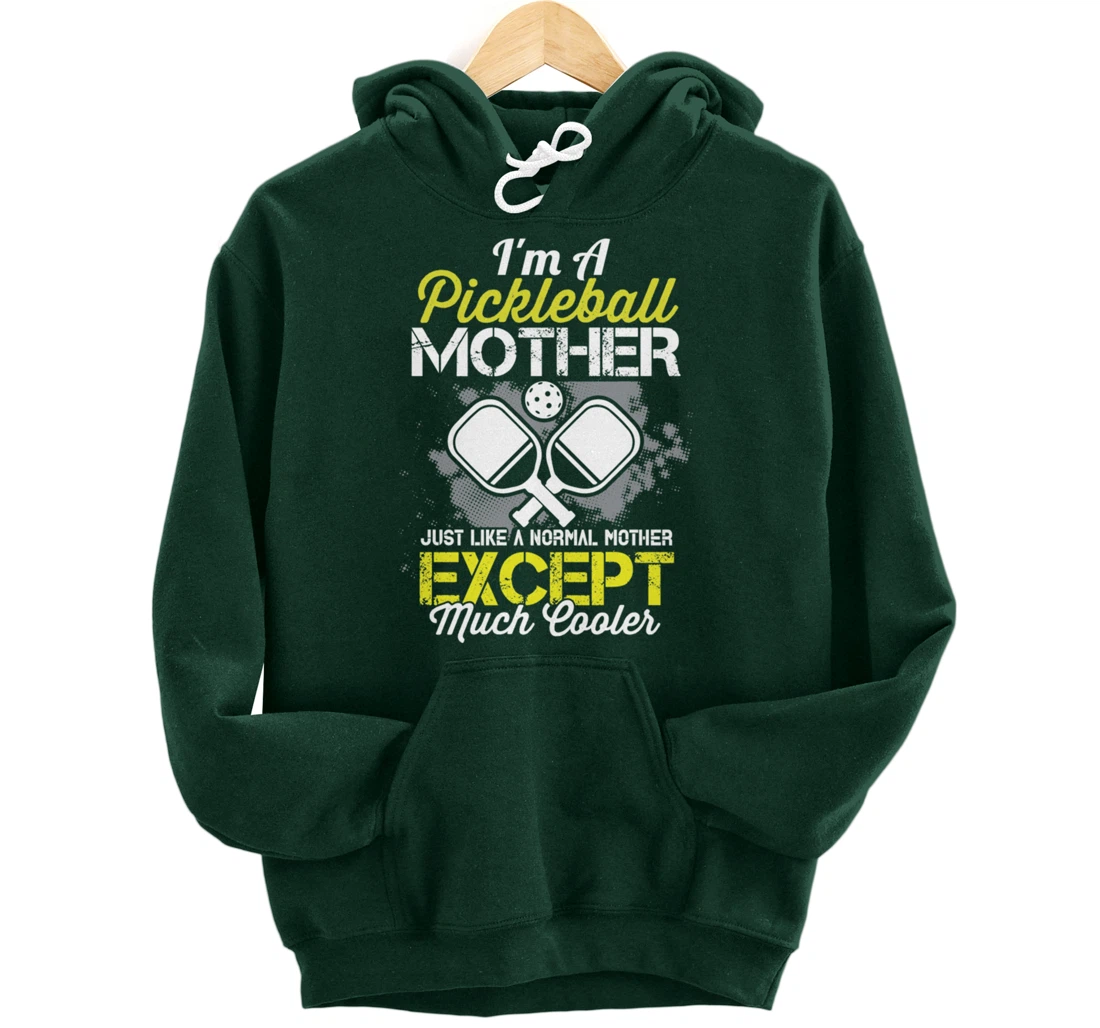 Pickleball Mother Funny Paddleball Lover Family Matching Pullover Hoodie