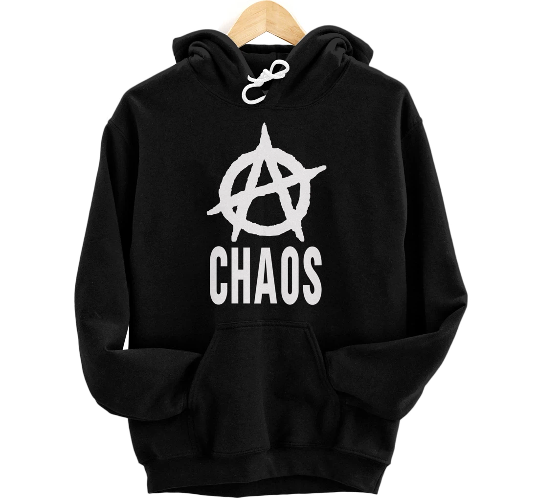 Anarchy signs, chaos, punks, punk rock, anarchy Pullover Hoodie