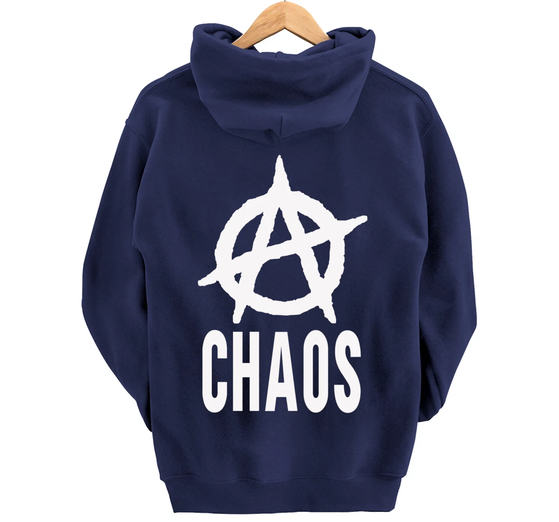 Anarchy signs, chaos, punks, punk rock, anarchy Pullover Hoodie