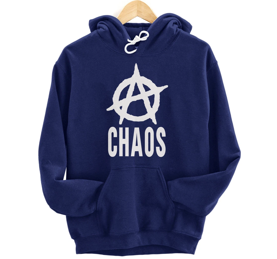 Anarchy signs, chaos, punks, punk rock, anarchy Pullover Hoodie