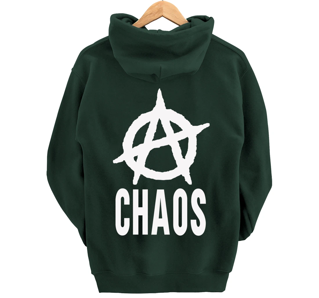 Anarchy signs, chaos, punks, punk rock, anarchy Pullover Hoodie