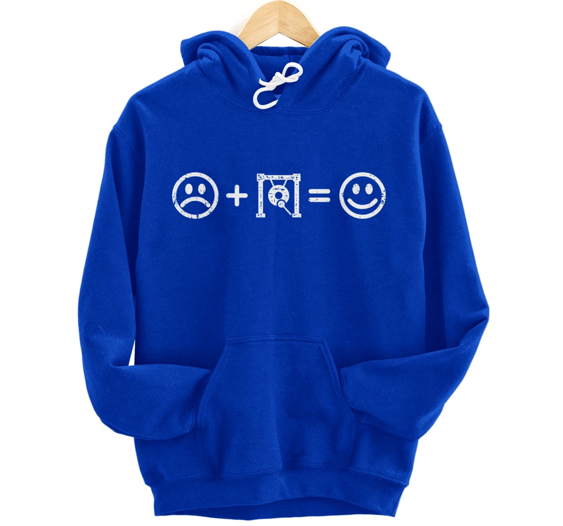 Gong Music Makes Happy Funny Gift Gong Player Lover Fan Pullover Hoodie