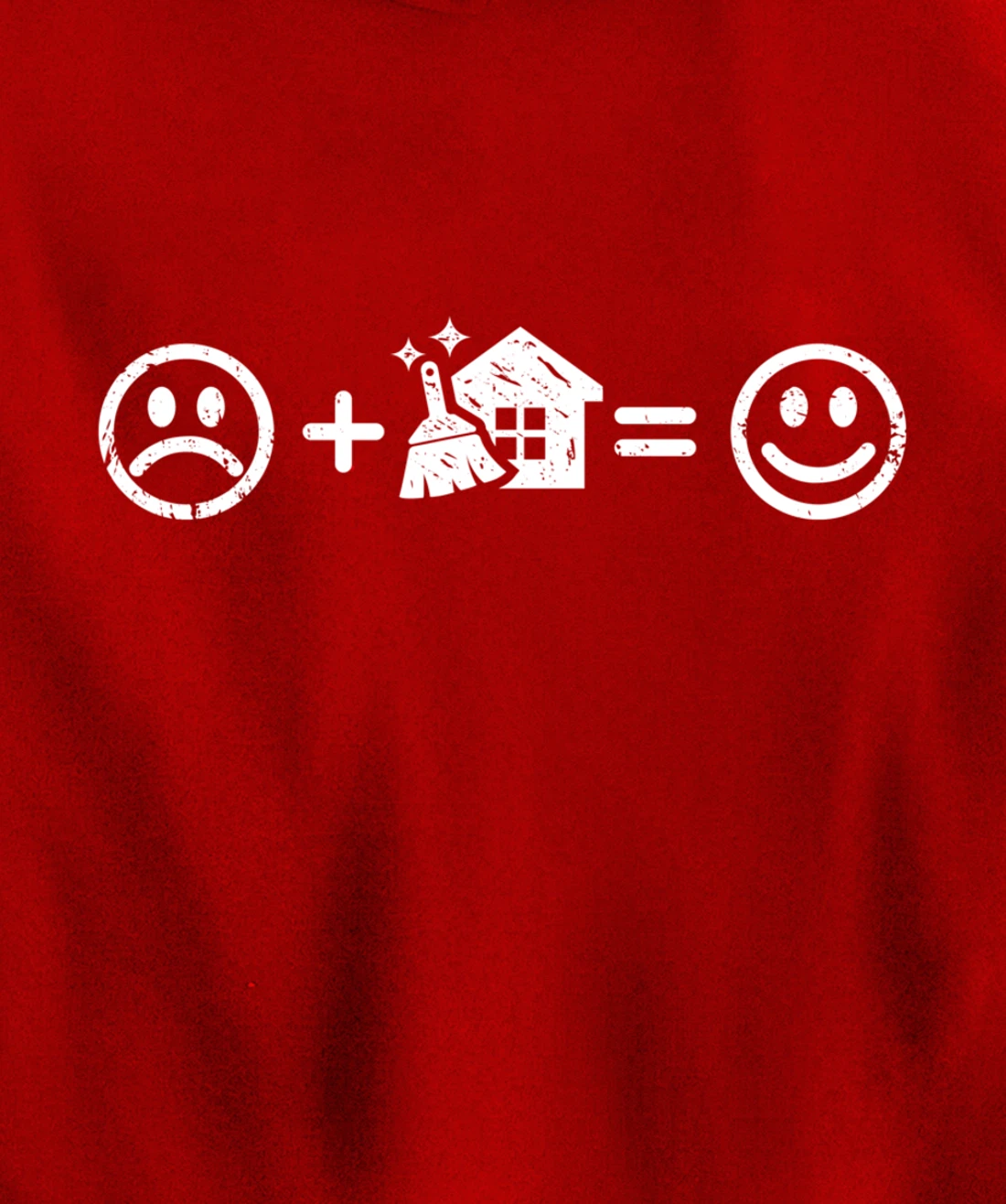 Housework Makes Happy Funny Gift Neat Freak Fun Chores Lover Pullover Hoodie