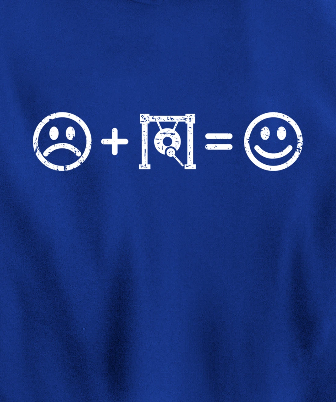 Gong Music Makes Happy Funny Gift Gong Player Lover Fan Pullover Hoodie