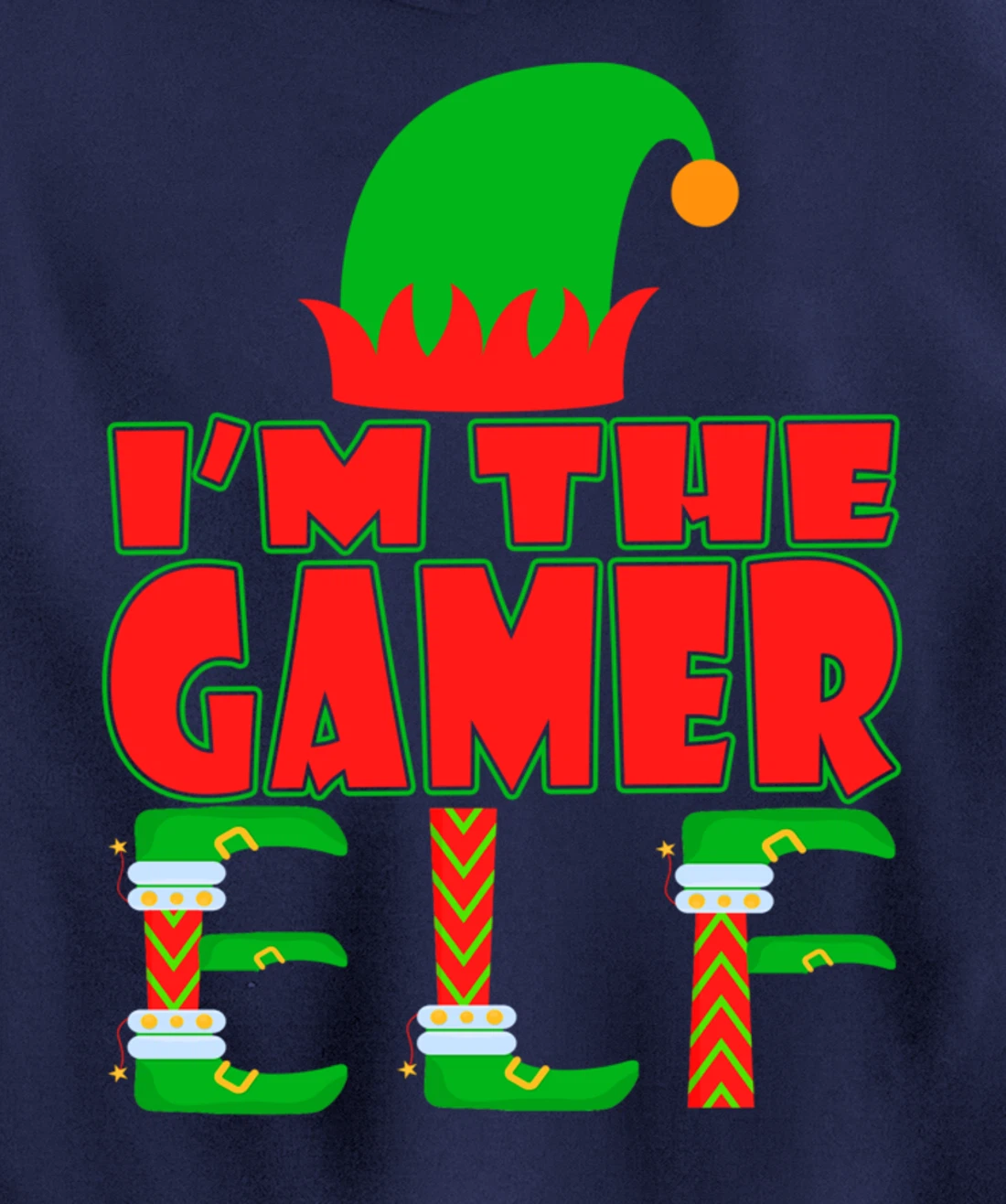 I'm The Gamer Elf Pullover Hoodie