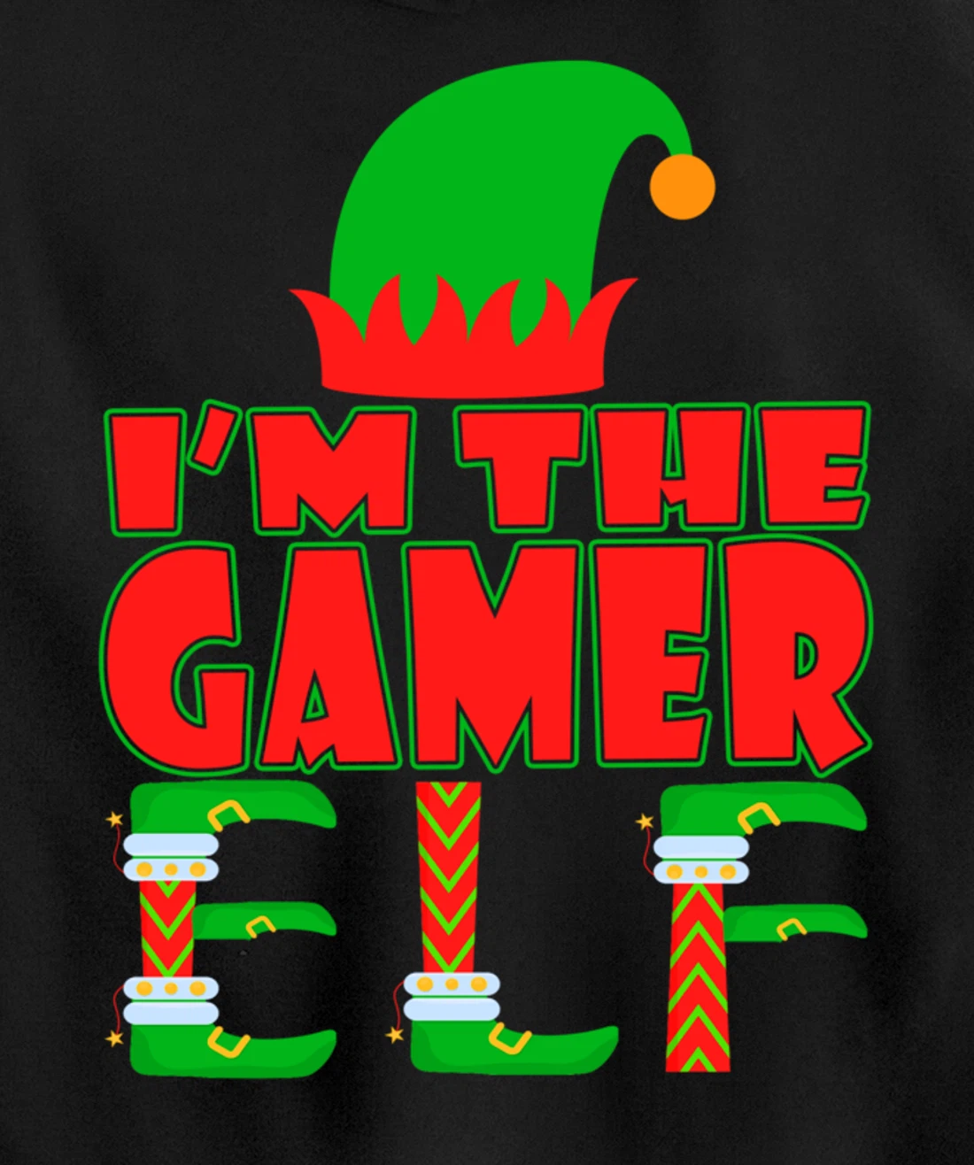 I'm The Gamer Elf Pullover Hoodie