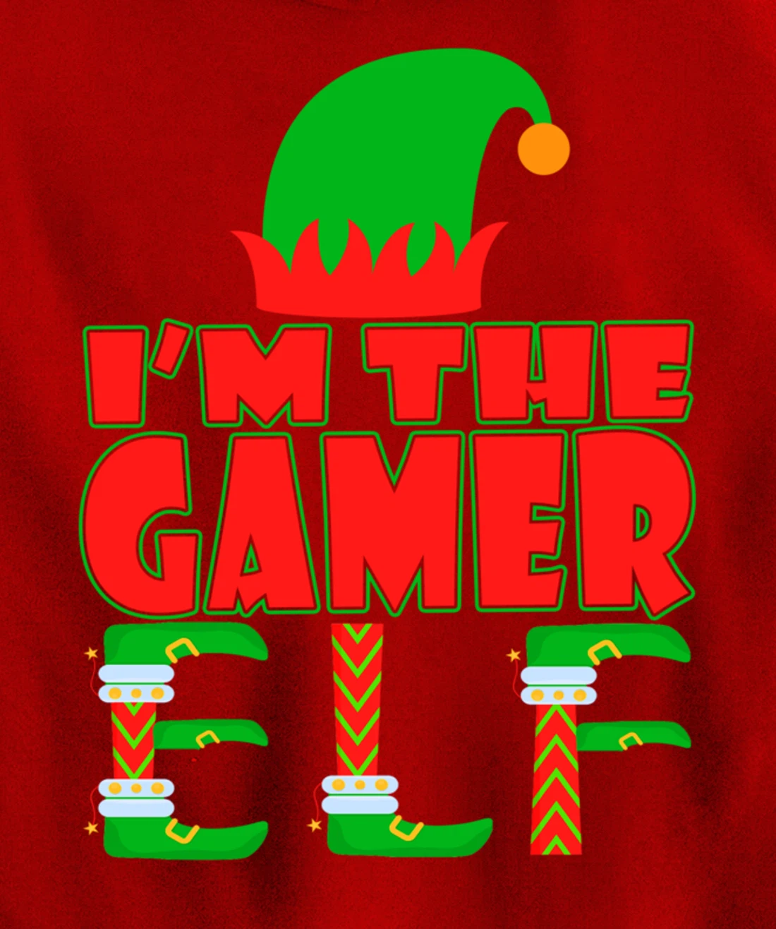 I'm The Gamer Elf Pullover Hoodie
