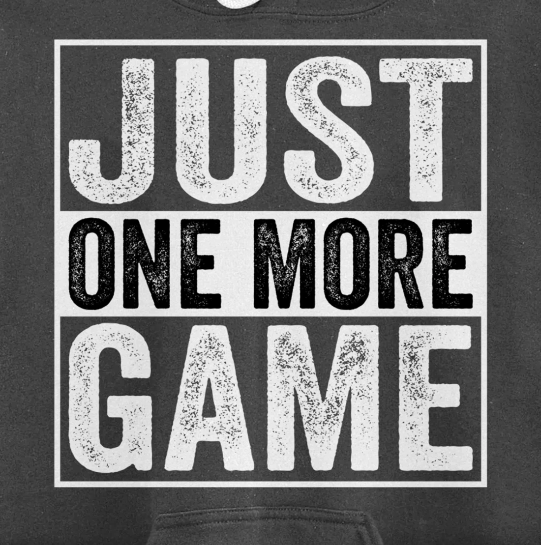 Just One More Game Funny Humorous Video Games Men Boys Teens Pullover Hoodie