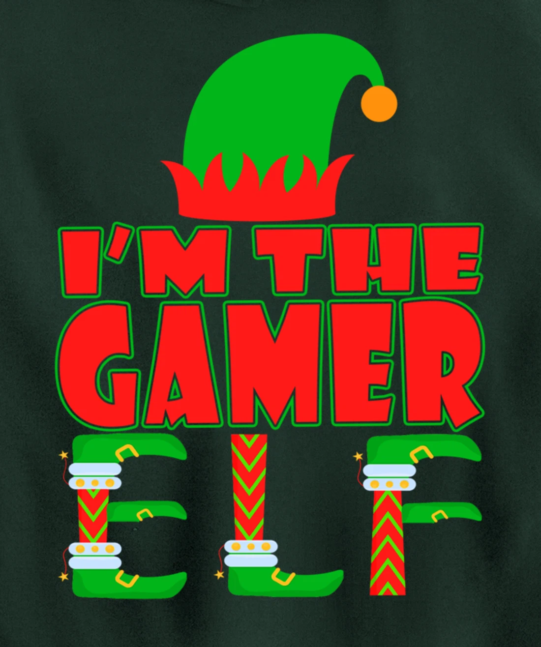 I'm The Gamer Elf Pullover Hoodie