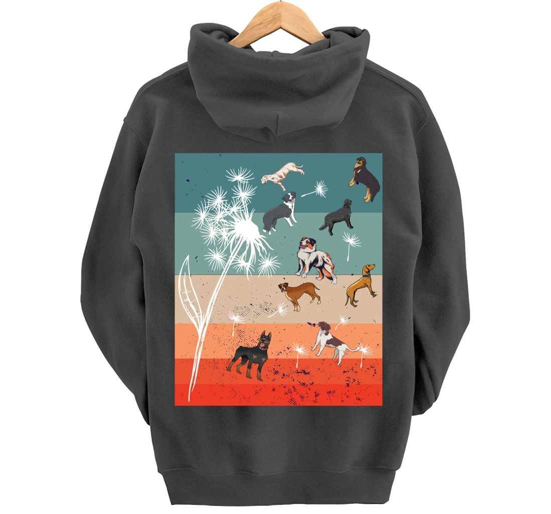 Faith Dandelion Butterflies Floral Flower Fly About Dogs Paw Pullover Hoodie