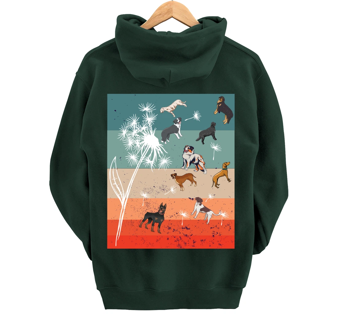 Faith Dandelion Butterflies Floral Flower Fly About Dogs Paw Pullover Hoodie