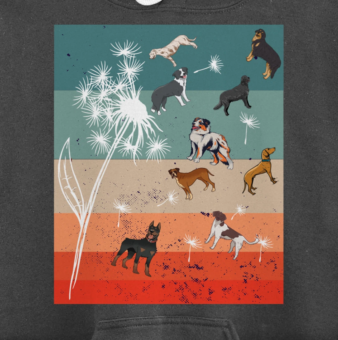 Faith Dandelion Butterflies Floral Flower Fly About Dogs Paw Pullover Hoodie