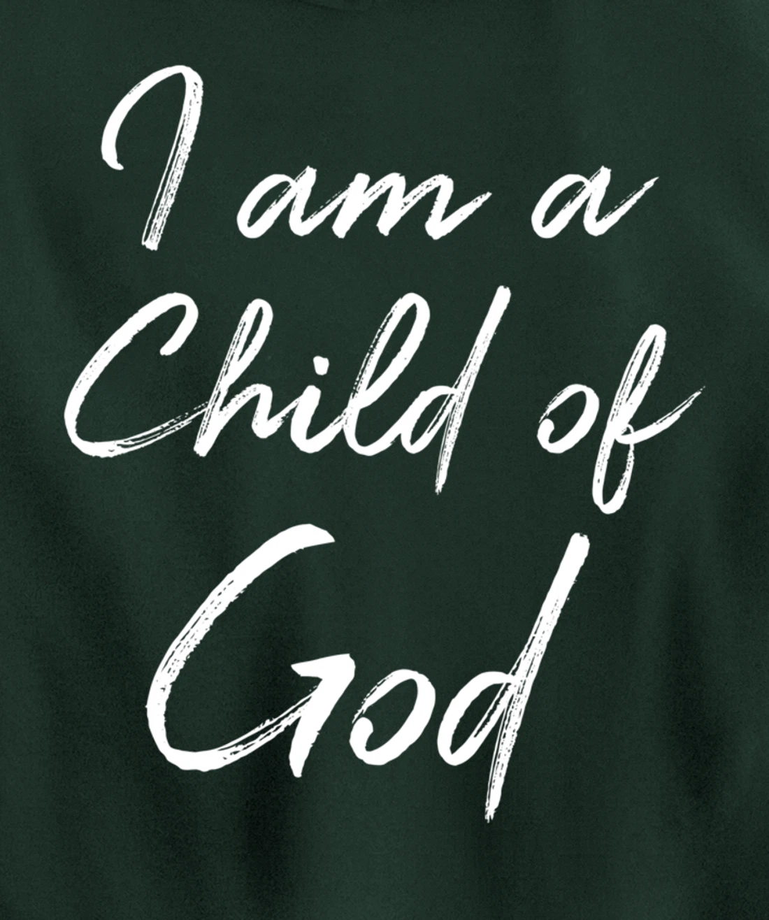 Christian Saying Quote for Women Cute I Am a Child of God Pullover Hoodie