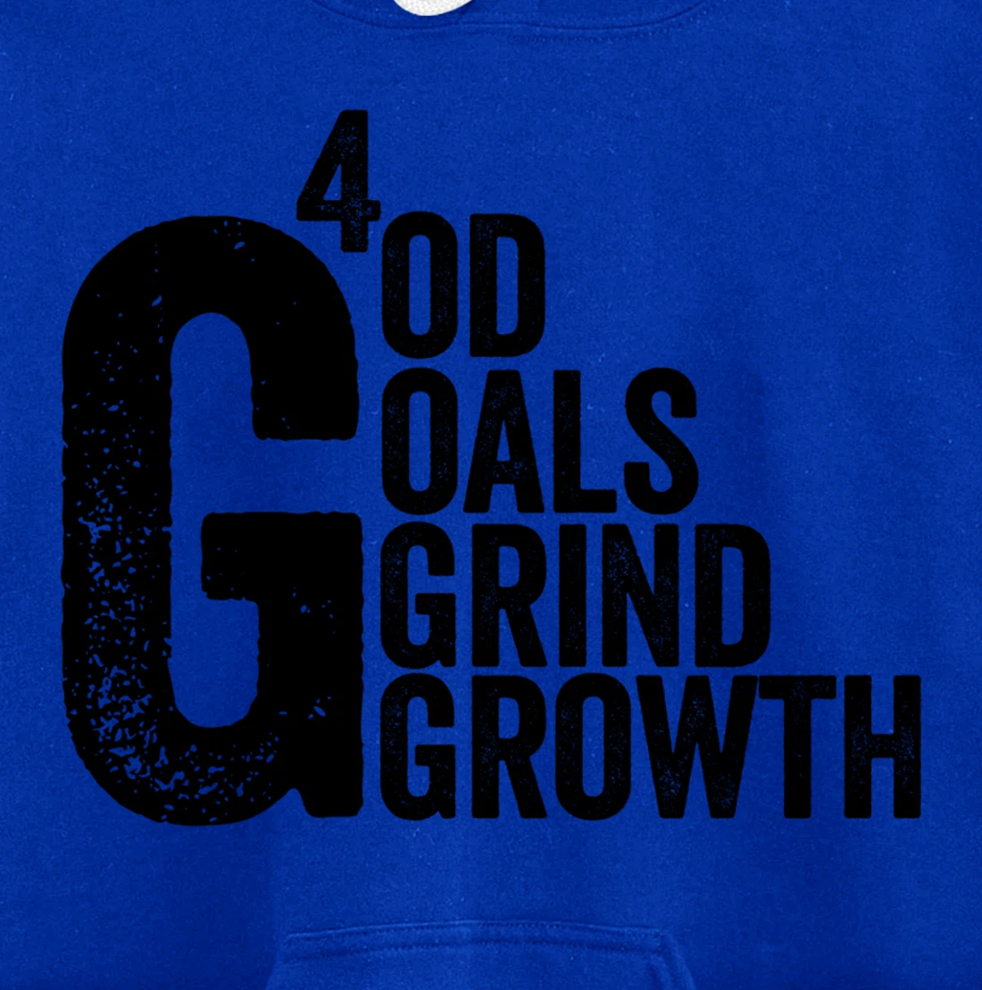 God Goals Grind Growth Pullover Hoodie