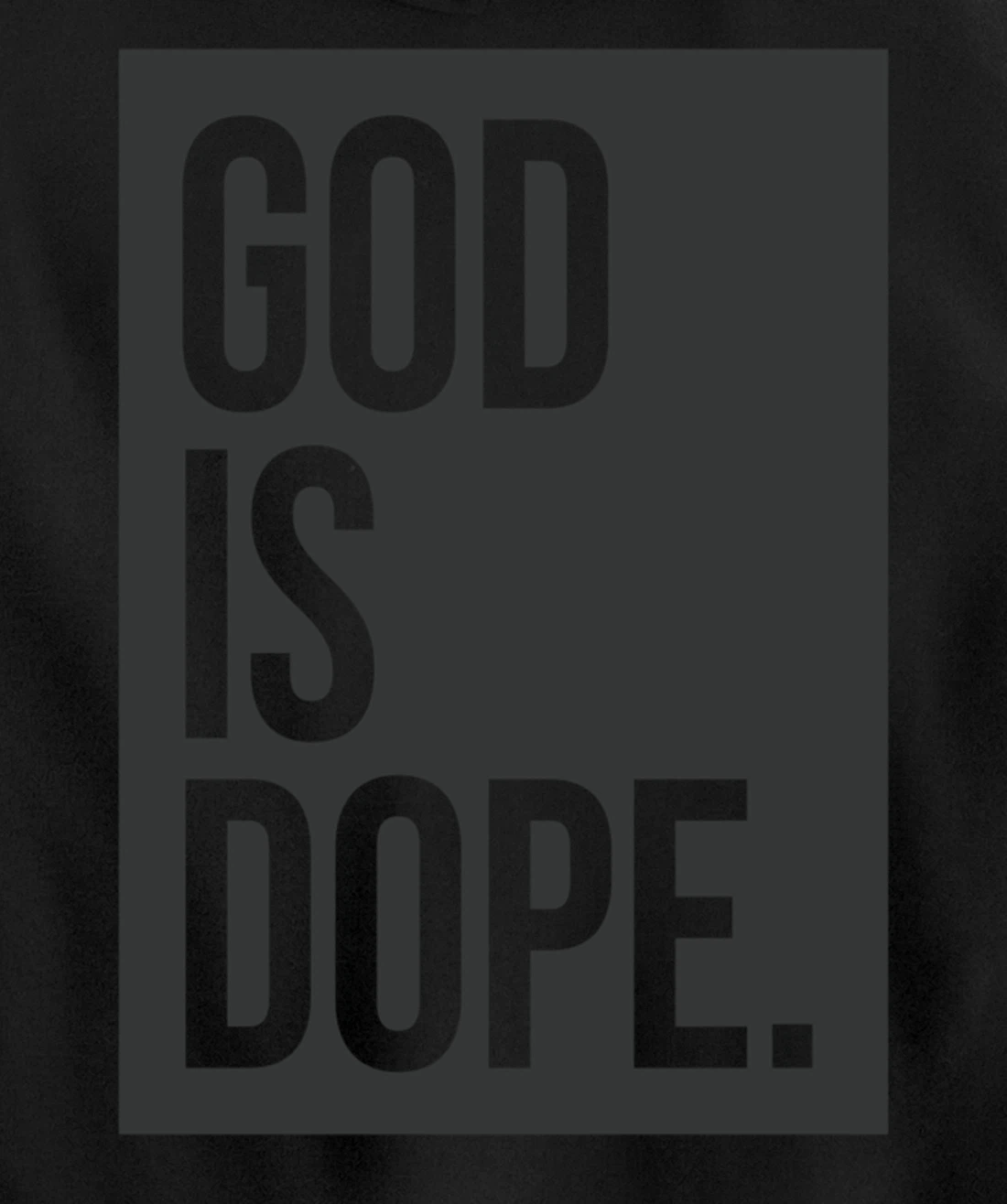 God Is Dope Pullover Hoodie