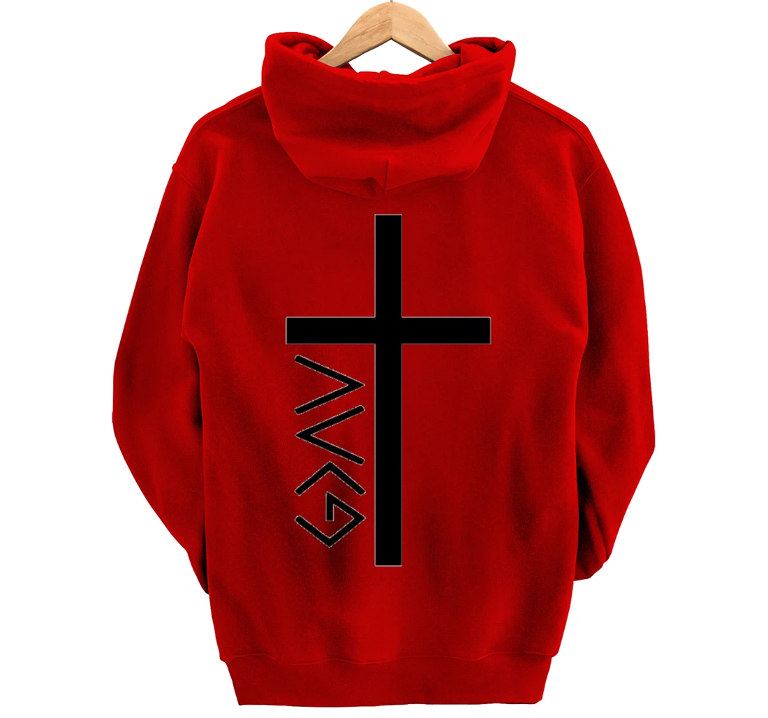 Cross God is Greater than the Highs and the Lows Pullover Hoodie