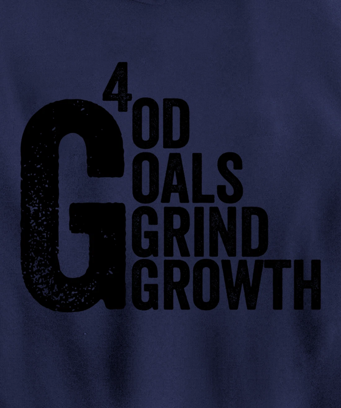 God Goals Grind Growth Pullover Hoodie