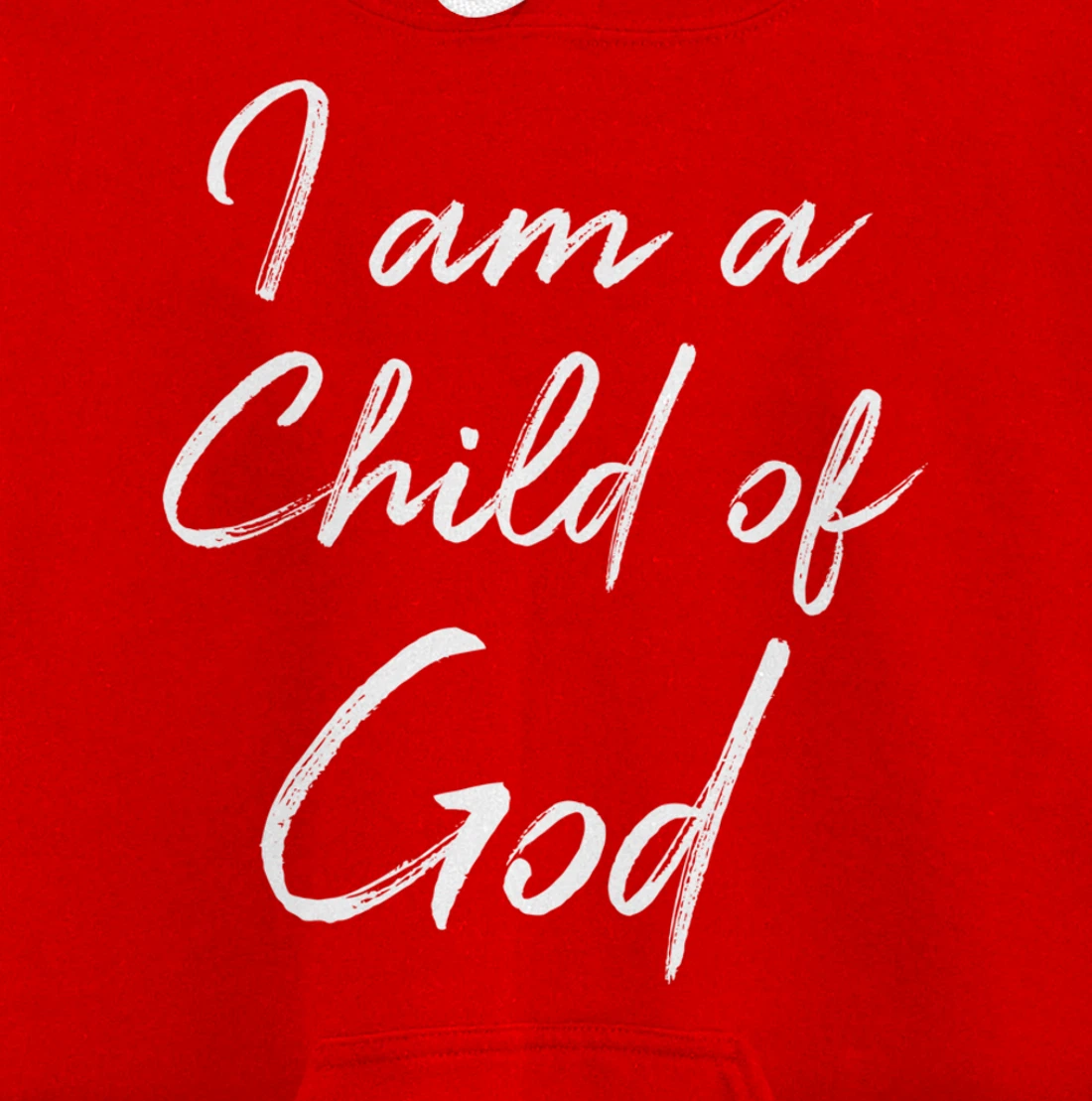 Christian Saying Quote for Women Cute I Am a Child of God Pullover Hoodie