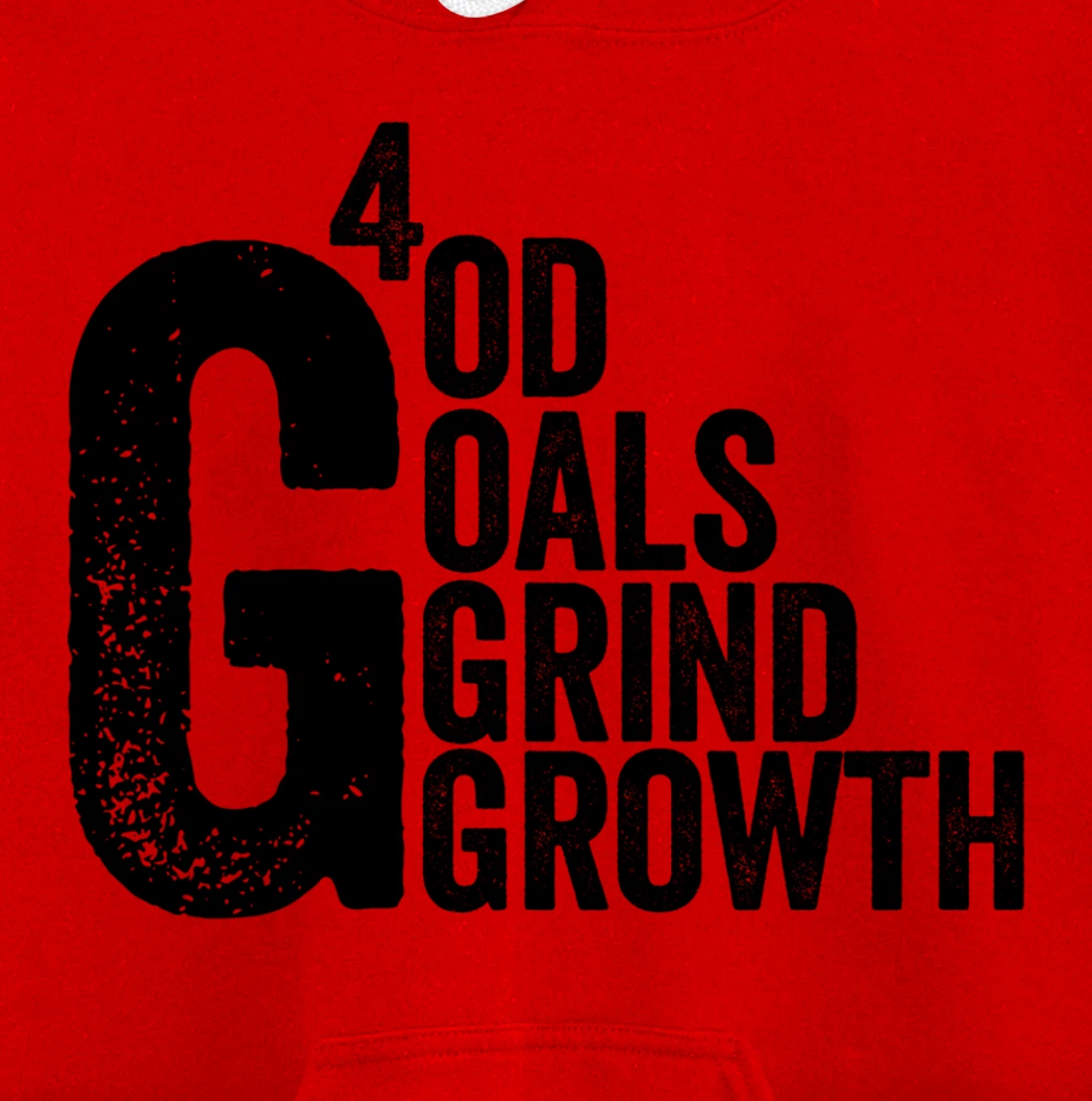 God Goals Grind Growth Pullover Hoodie