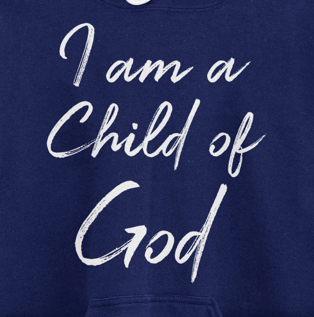 Christian Saying Quote for Women Cute I Am a Child of God Pullover Hoodie