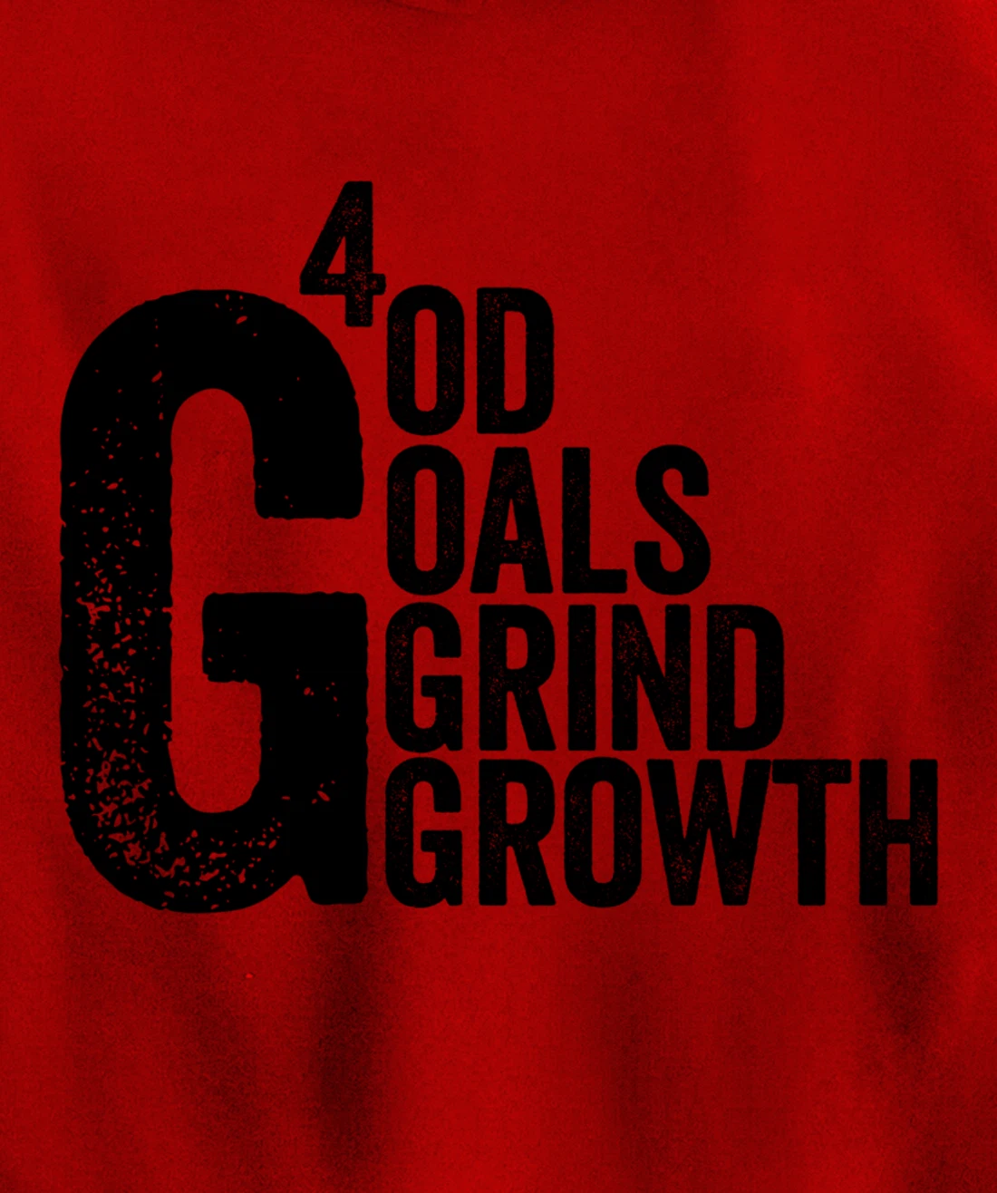 God Goals Grind Growth Pullover Hoodie