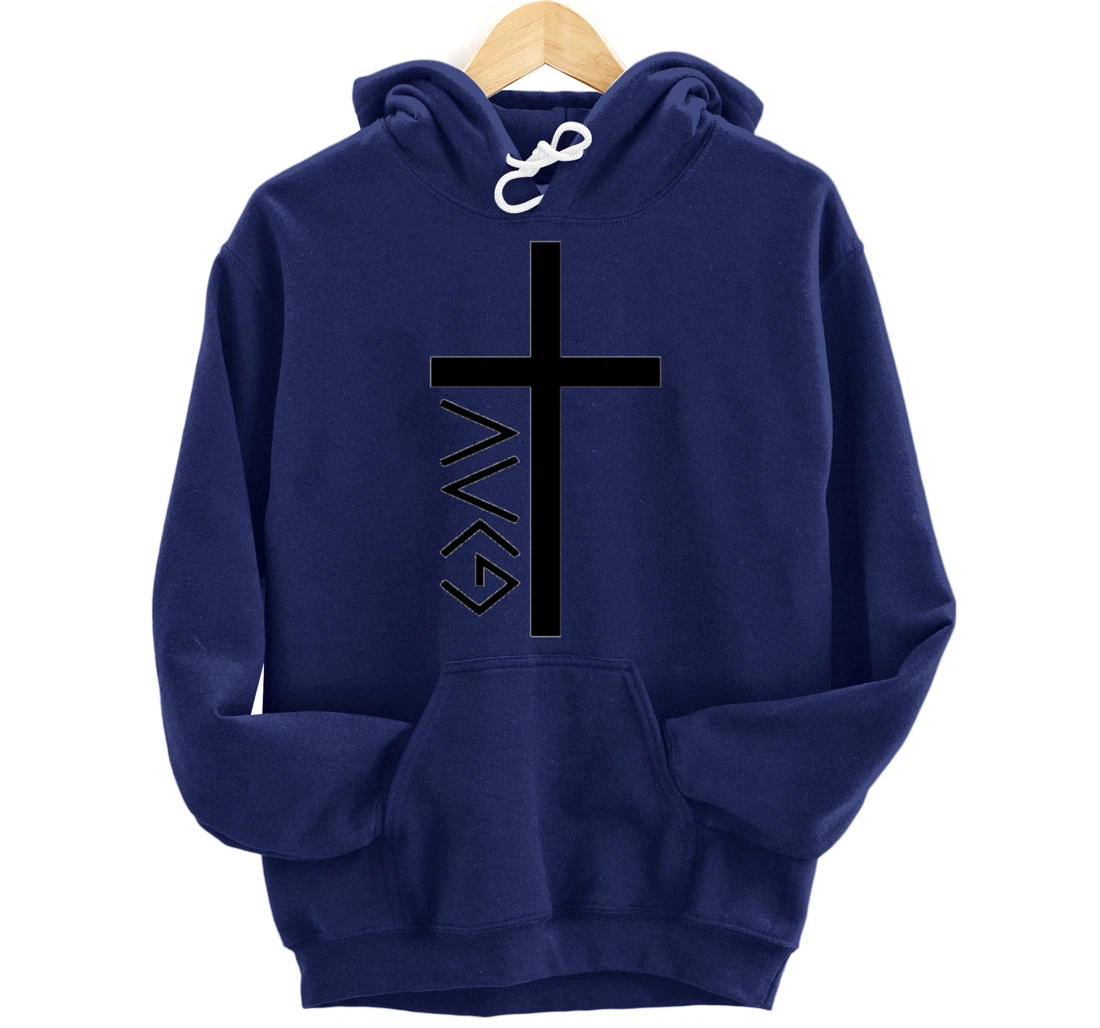 Cross God is Greater than the Highs and the Lows Pullover Hoodie