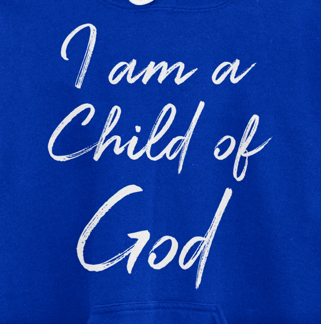 Christian Saying Quote for Women Cute I Am a Child of God Pullover Hoodie