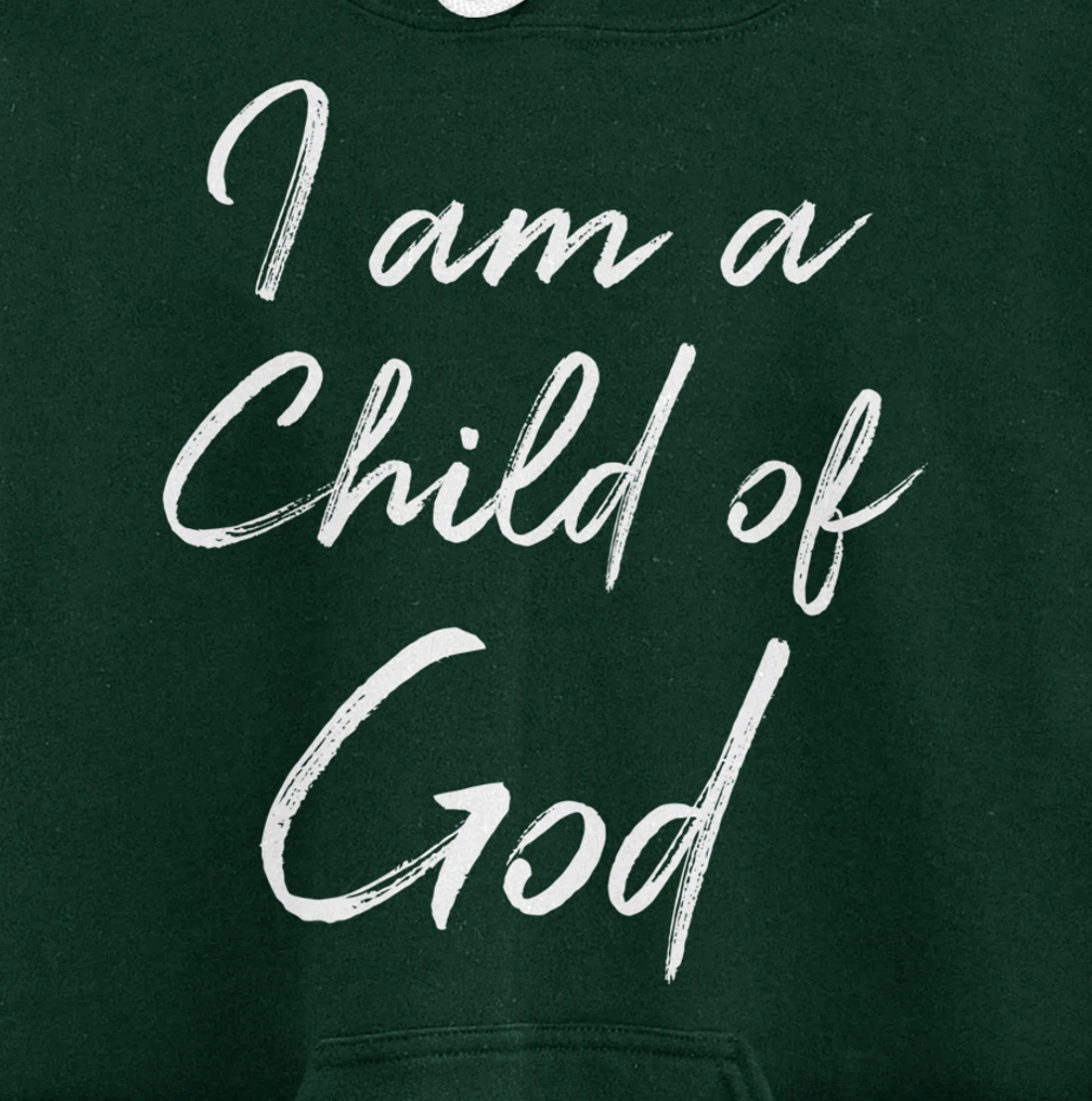 Christian Saying Quote for Women Cute I Am a Child of God Pullover Hoodie