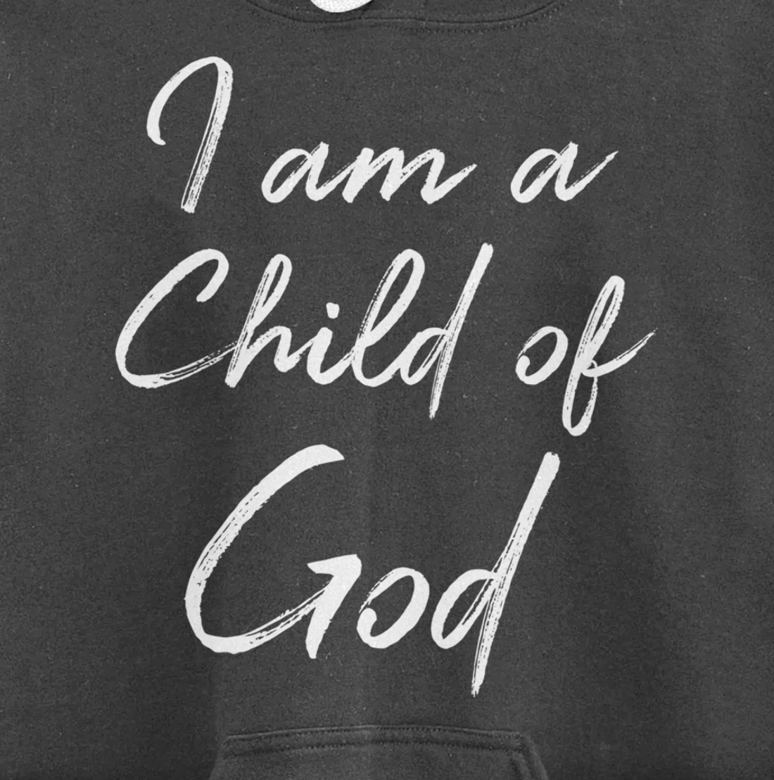 Christian Saying Quote for Women Cute I Am a Child of God Pullover Hoodie