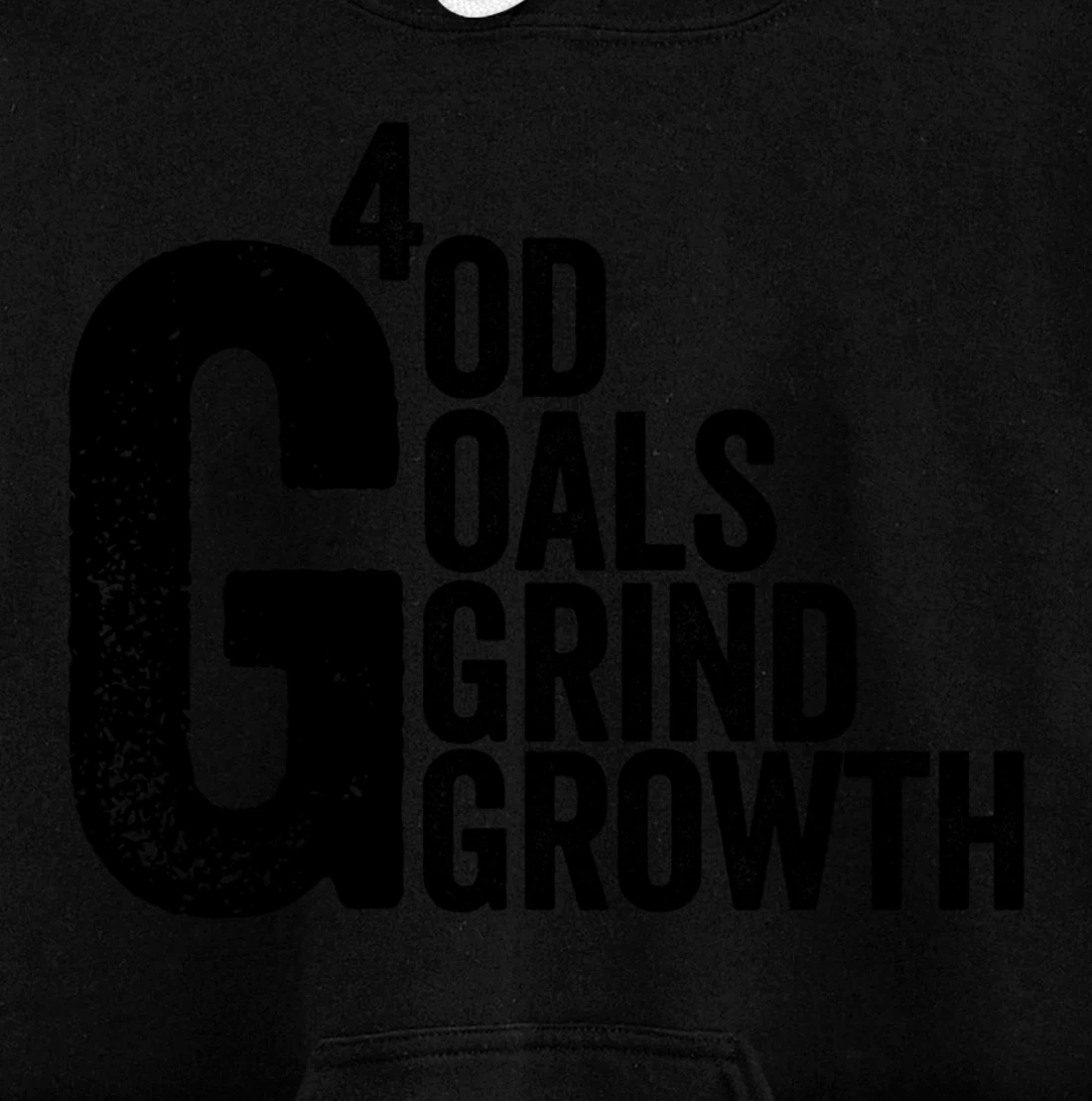 God Goals Grind Growth Pullover Hoodie