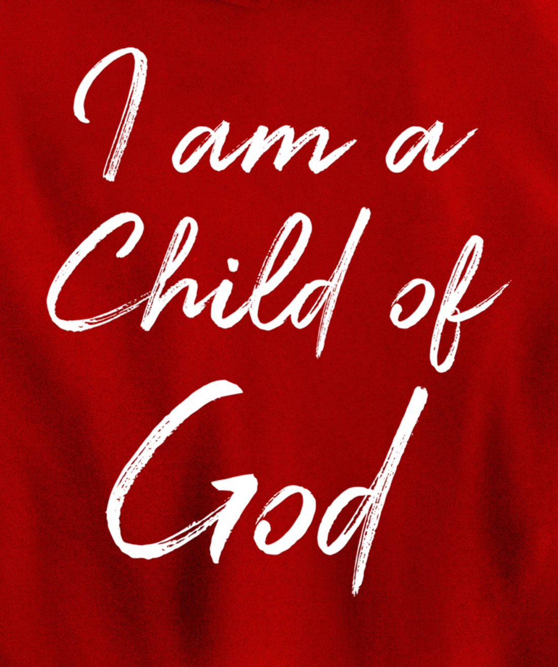 Christian Saying Quote for Women Cute I Am a Child of God Pullover Hoodie